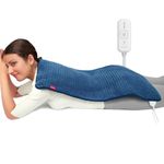 Comfytemp 17"x33" XXXL King Size Heating Pad for Back Pain Cramps with Auto Shut Off and 3 Heat Settings,Extra Large Electric Heated Pad for Full Body Back/Neck/Shoulders,Birthday Gifts for Women Men