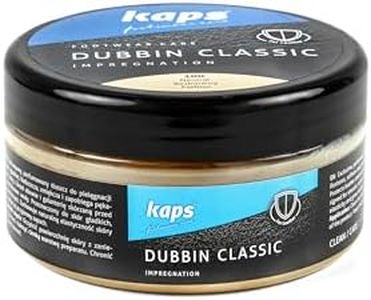 Wax Grease Dubbin Classic – Waterproofs Softens And Preserves Leather – Leaves Pleasant Fragrance – For Shoes Boots Equestrian Saddles Horse Tack Leather Goods – by Kaps – 200 ml – 6.76 fl. oz.