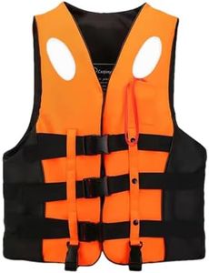 Adults Life Vest -Adjustable Life Jacketss, Buoyancy Jackets with Loud Whistle - Safety Strap Life Saving Vest, Suitable for Boating, Fishing, Kayaking, Surfing