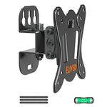 ELIVED Monitor Wall Mount Tilt and Swivel TV Wall Bracket for Most 13-30 Inch LED, LCD, OLED Flat or Curved TVs with VESA 75x75mm-100x100mm up to 15KG, Tilting TV Wall Mount EV028