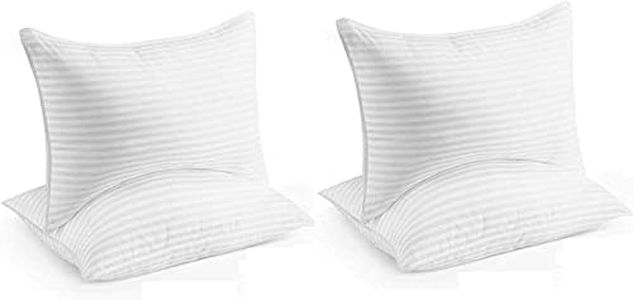 Oliver Bedding Premium Soft Microfibre Pillows 4 Pack, Hypoallergenic And Dust Mite Resistant Hotel Pillows Pair Designed for Comfortable Luxury Sleep (4)