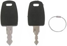 FASTROHY 2Pcs Universal Master Key for TSA002 TSA007 Bag Luggage Suitcase Customs Lock, Black