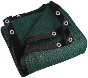 90% Green 6 ft X 50 ft Heavy Duty Shade Mesh Tarp Shade Cloth Taped Edge with Grommets for Outdoor Plant Cover Patio Tomatoes Barn Kennel Greenhouse