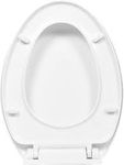 Hindware Toilet Seat Cover Lara Cat Cod. 20069,20093 | White | PP Material | Soft-Closing | Sleek Design | Elongated Commode Cover | (Lara Seat Cover)