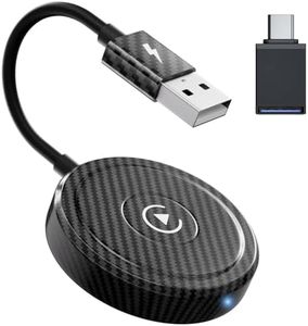 Wireless Carplay Adapter,Apple Carplay Converts Wired Carplay to Wireless Carplay,Upgraded Apple Car Play Plug & Play, 5GHz WiFi,Fit for Cars from 2017 & iPhone iOS 13+
