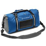 AquaQuest White Water Duffel - 100% Waterproof, Heavy Duty, Versatile, Comfortable - Durable Protective Dry Bag for Travel, Sport, Motorcycle, Boat, Fishing - 75 L, Blue