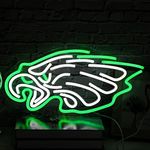 Jesalah Led Eagle Neon Sign Green W