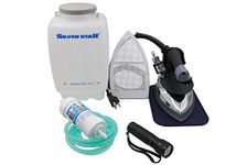 Silver Star Bottle ES-300 Gravity Feed Steam Iron with Non-Stick Laminate Sole Plate, Demineralizer and LED Flashlight