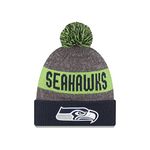 New Era Nfl Sideline Bobble Knit Seasea Otc - Cap line Seattle Seahawks for Man, color Blue, size OSFA