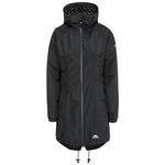 Trespass Daytrip Women's Long Length Parka Jacket - Black L, FAJKRAN10001-L, blk