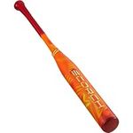 Axe | Scorch | 2-Piece Composite | USA/ASA Slowpitch Softball Bat | Balanced/End Loaded | Slowpitch Pro Flared Axe Handle (Balanced, Orange/Yellow, 26 oz)