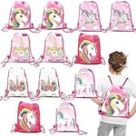 12PCS children’s party gift bag, candy bag gift for boy and girl parties (unicorn party bag)