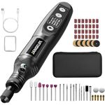 Mini Cordless Rotary Tool Kit, 5-Speed Adjustable USB Rechargeable with 67 Attachments – for Sanding, Polishing, Drilling, Engraving– Compact & Lightweight for DIY Crafts, Home Repair, Jewelry Making