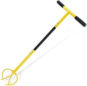 Byhagern Manual Twist Tiller with Anti-Slip Handles, Garden Claw Cultivator for Loosen Soils, Gardening Bed and Plant Box