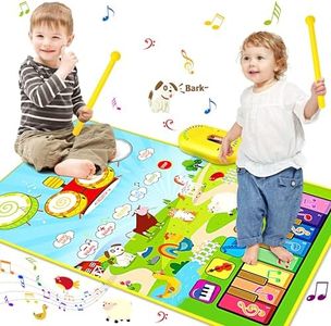 Vanmor Tapis Musical pour Les Tout-Petits, Jouets musicaux éducatifs pour Les Filles et Les garçons de 1 à 6 Ans, Jouets pour Les Filles et Les garçons de 1 2 3 4 5 Ans Cadeaux d'anniversaire de Noël
