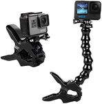 Suptig Jaws Flex Clamp Mount Gooseneck Mount for GoPro Hero 6 Hero 5 Hero 4 Session Hero 3+ Hero 3 Arlo Arlo pro Arlo go Action Cameras