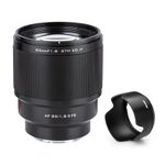 Viltrox 85mm f/1.8 Mark II FE STM E Mount Lens Auto Focus Telephoto Lenses for Sony E-Mount Mirrorless Camera a9 a9II a7RIV a7IV a7RIII a7III a7SIII a7II a7C a7S a7R a7 a6600 a6500 a6400 a6300 a6100