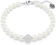 Swarovski Remix Collection Bracelet, White Crystal Pearls in a Rhodium Plated Setting