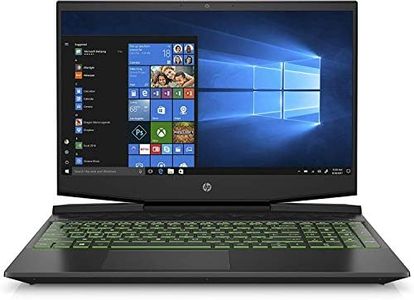 HP Pavilion Gaming 15.6-Inch Micro-EDGE Laptop, Intel Core i5-9300H Processor, NVIDIA GeForce GTX 1650 (4 GB), 8 GB SDRAM, 256 GB SSD, Windows 10 Home (15-dk0020nr, Shadow Black/Acid Green)