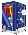 KASYDoFF Heated Clothes Airer, 16KG Capacity-1.7 Meter Electric Clothes Dryer (Anion), 1600W-3 Tier Foldable Heated Clothes Dryer with Cover, Energy Saving Heated Airers for Indoor, Apartment