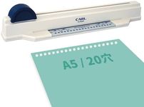 Carl Office Equipment SP-20 Hole Punches for Loose Leaf/Ring Binders, Multi-Hole Gliser, A5/20 Holes, 5 Pieces