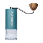 Comandante C40-MK4NB-AL C40 MK4 Nitro Blade Coffee Grinder, Glass, Alpine Lagoon Silver Brown
