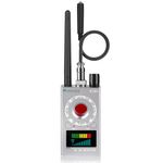JMDHKK Hidden Camera Detector, Spy Camera Finder, Bug/Listening Device Detector, Magnetic Field Detector–Portable Privacy Protection Tool for Home, Office, Hotel, and Travel Security (Silver)