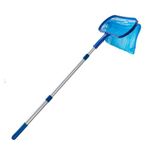 HASTHIP® Swimming Pool Cleaning Net Long Handle Cleaning Net 44cm-105cm Retractable Cleaning Net for HomeHeavy Duty Deep Leaf Skimmer