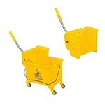 Mop Bucket with Wringer on Wheels, 
