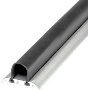 Shower Threshold, Water Dam, Wheelchair Accessible Aluminum Retainer with Solid Neoprene Seal, 48" Length