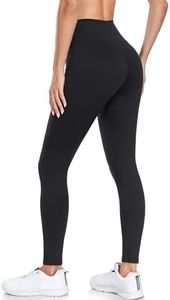Ymmott Leggins Donna Vita Alta Pantaloni Sportivi Donna Controllo della Pancia Opaco Leggings Palestra per Yoga Fitness Pilates