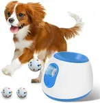 Abdtech Automatic Ball Launcher for Dogs - Interactive Automatic Dog Ball Thrower Launcher for Small Dogs with 3 Durable Balls - Dog Ball Launcher Automatic Indoor & Outdoor Launch Distance 10-30ft