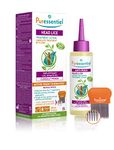 Puressentiel Head Lice Treatment Lotion & Head Lice Comb - Kills 100% Head Lice in Just 10 minutes - 100% Natural Formula - Easy To Apply Lotion 100ml - For kids & Adults - Cruelty Free