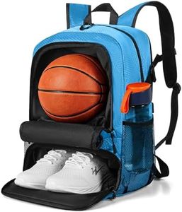 SunStride Basketball Backpack,Basketball Bag with Ball & Shoe Compartment