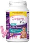 Conceive Plus Fertility Supplements for Women - Support Body Regulation & Healthy Female Reproductive System - 21 Vitamins for Conception - 30 Day Supply for Hormone Balance, Biotin - 60 Capsule