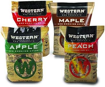 WESTERN 80485 BBQ Smoking Chips, 4 pack