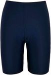 Firpearl Women Swim Shorts UV Sport Board Shorts Swimsuit Bottom Capris US16 Navy