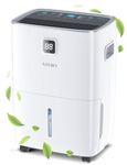 30L/Day Dehumidifiers for Home, Dehumidifiers with Digital Display & Humidity Control, Laundry Dry, 4L Water Tank & Drainage Hose for Damp & Condensation, 24H Timer for Home/Basement/Office/Large Room