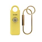 She's Birdie - The Original Personal Safety Alarm for Women by Women - Loud Siren, Strobe Light and Solid Brass Key Chain in a Variety of Colors (Lemon)