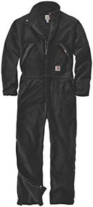 Carhartt Men's 104396 Washed Duck Insulated Coveralls - XX-Large - Black