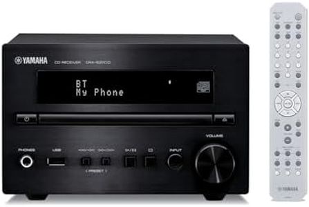 Yamaha CRX-B370D CD Receiver with Bluetooth, Black