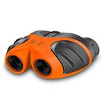 VNVDFLM Binoculars Toys for Kids, Best Compact Telescope for 4-9 Years Old Boys Girls to Wildlife Hiking and Theater, Ideal Birthday for Teens Boys Girls Ages 3-7 (Orange)