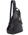 VISCONTI - Women's Leather Anti Theft Backpack - Medium Rucksack With Adjustable Shoulder Straps - Multiple Pockets - 18258 BROOKE - Black