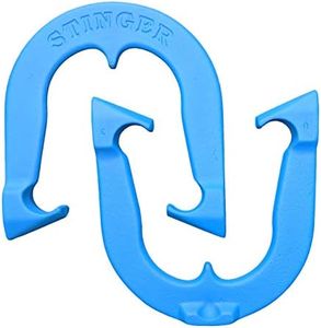 Stinger Professional Pitching Horseshoes- USA Made (Blue- Single Pair (2 Shoes))