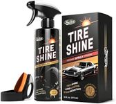 toretark Tire Shine Spray,Durable Wet Tire Dressing,No Sling/Non-Greasy for Black Tire/Wheel, Long Lasting UV Protection for Car, Truck & SUV Easy to Apply（16OZ）
