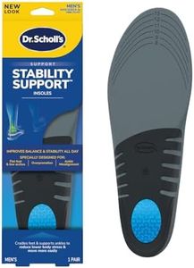 Dr. Scholl's Stability Support Insoles, Flat Feet & Overpronation Low Arch Support