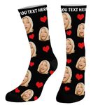 DPDP Personalized Face Socks with Photo,Custom Socks with Face,Funny Gag Gifts Socks for Valentine's Day Christmas