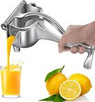 UZQIC Aluminium Hand Press Juicer Machine, Manual Fruit Squeezer Orange Heavy Duty Multipurpose For Fruits, Ergonomic Handle Design