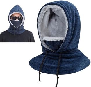 DTYGUIXE Balaclava Chapeau Cagoule Capuche Balaclava Cagoules Polaire Homme Balaclava Polaire Hiver Respirant Cagoule Chapeau Cagoule Chaud d'hiver Masque de Ski Thermique pour Hommes Femmes