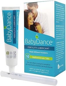 BabyDance Fertility Lubricant - -Friendly Lube for Couples Trying to Get Pregnant - Made Without Parabens, Lubricate Without Harming or Eggs, 40 Gram Multi-Use Tube with 10 Applicators